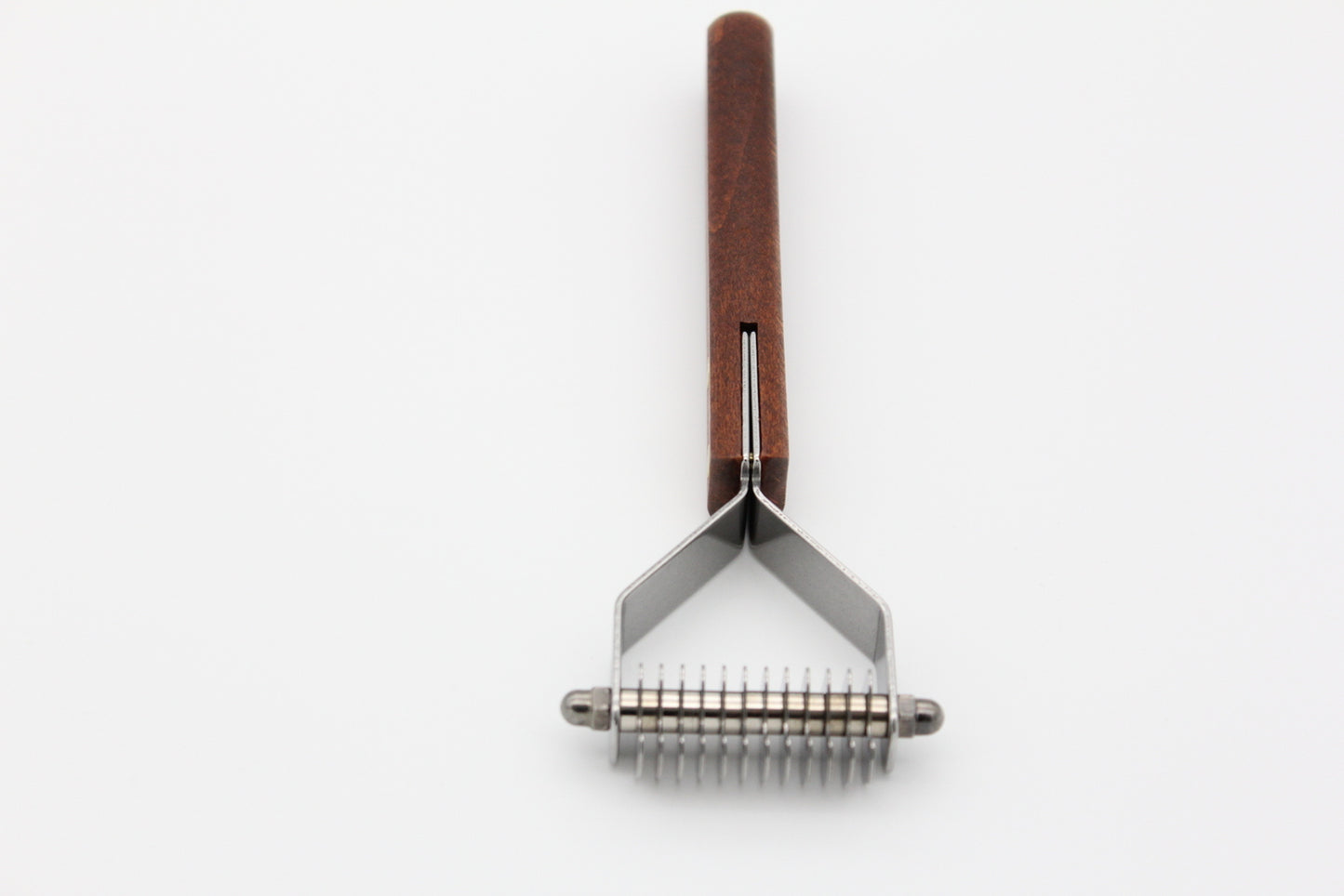 TCS Wooden Stripping Comb 12-Blade Dematting Rake