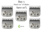 Plush Cut #5F A5 Style Clipper Blade 5-Pack
