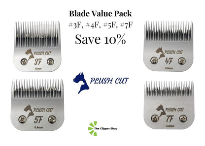 Plush Cut Blade Value Pack #3F #4F #5F #7F