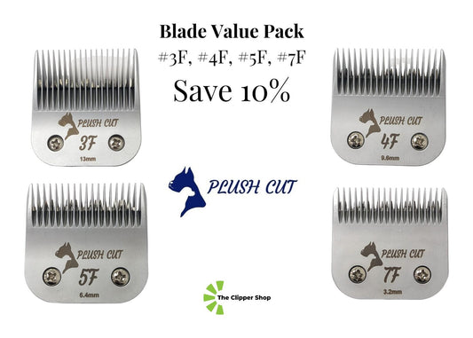 Plush Cut Blade Value Pack #3F #4F #5F #7F