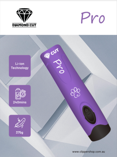 Diamond Cut Pro Cordless Clipper 2 Batteries