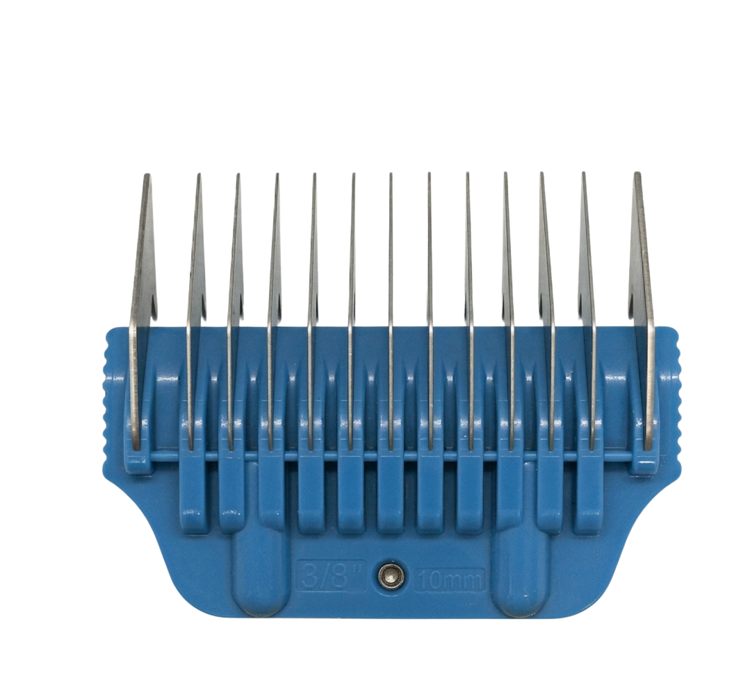 Blue Diamond Cut 10mm 3/8 inch stainless steel wide blade clipper attachment comb