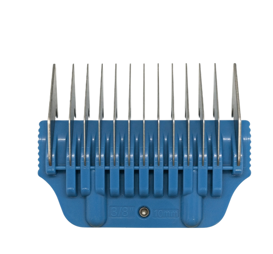 Blue Diamond Cut 10mm 3/8 inch stainless steel wide blade clipper attachment comb