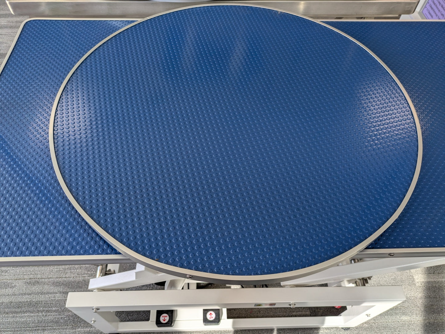 Rotating Table Top Blue