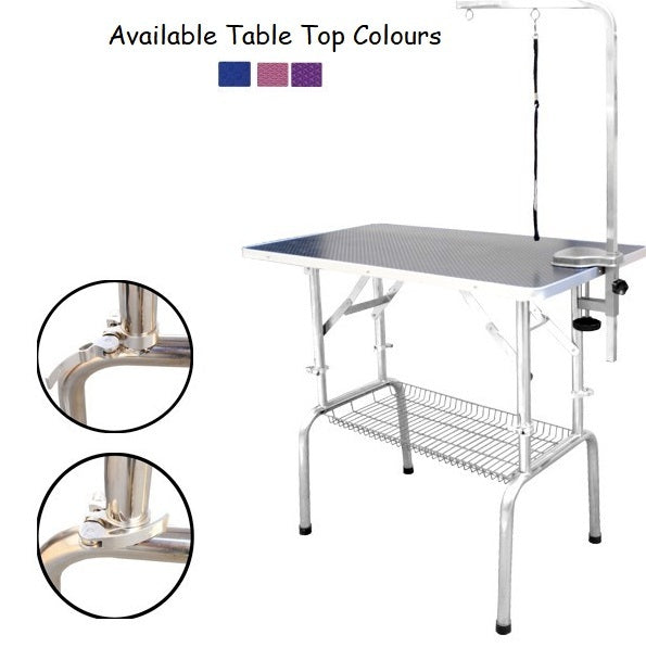 Quality Pet Grooming Height Adjustable Table - Small