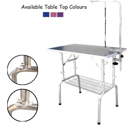 Quality Pet Grooming Height Adjustable Table - Small