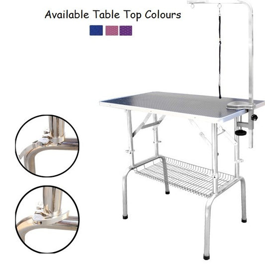 Quality Pet Grooming Height Adjustable Table - Small