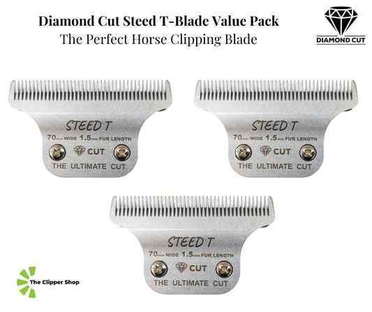 Diamond Cut Steed T-Blade Value Pack 3 x Steed T-Blades