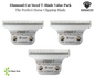 Diamond Cut Steed T-Blade Value Pack 3 x Steed T-Blades