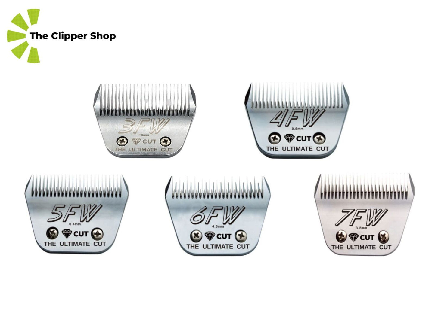 Diamond Cut Wide Blade Value 5 Pack #3FW #4FW #5FW #6FW #7FW