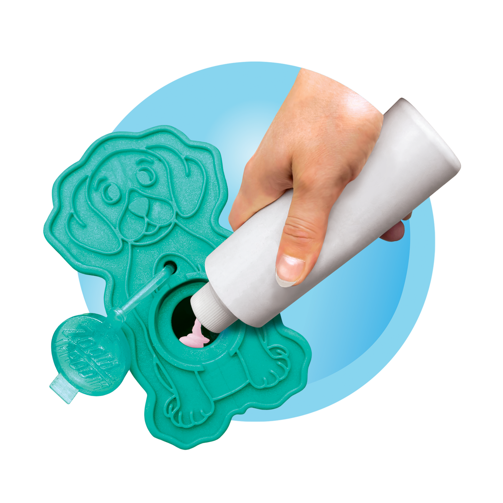 KONG ZoomGroom Bubbles Large Dog Grooming Brush