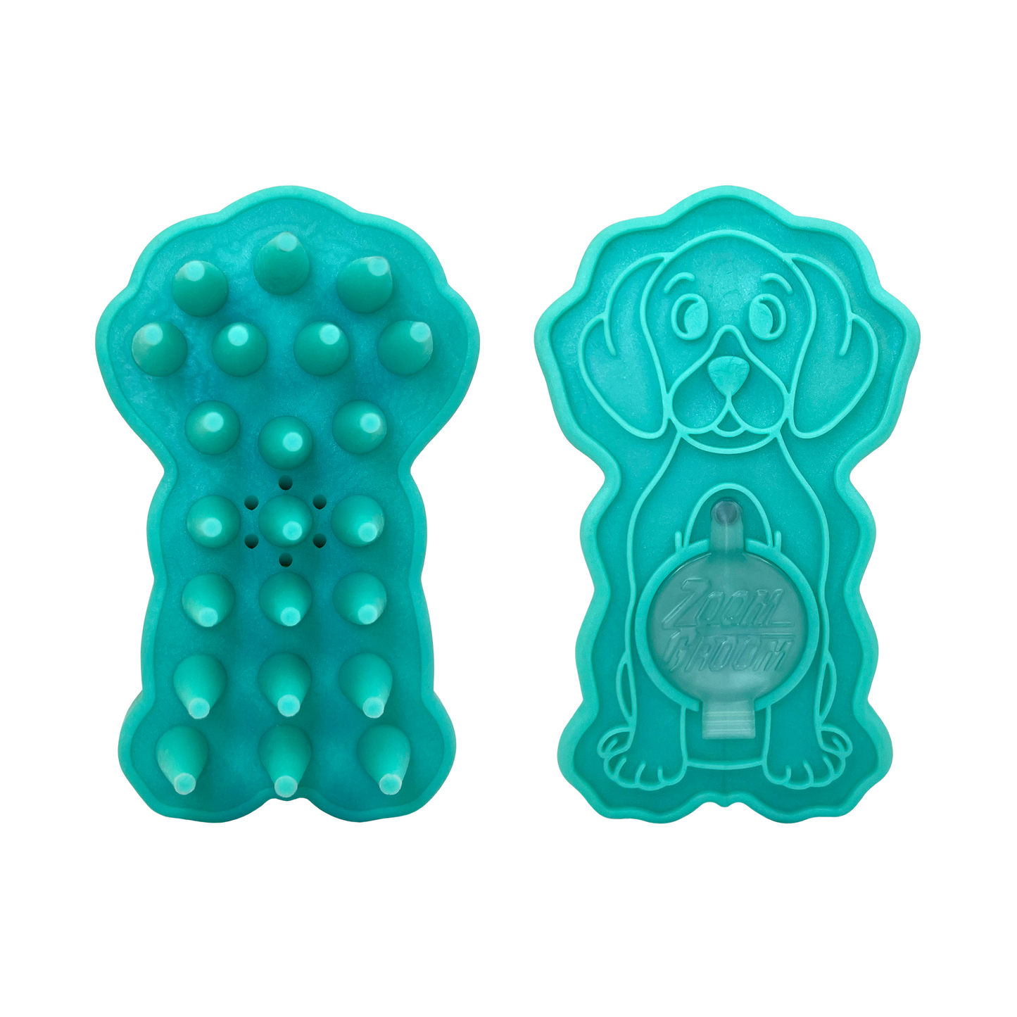 KONG ZoomGroom Bubbles Large Dog Grooming Brush