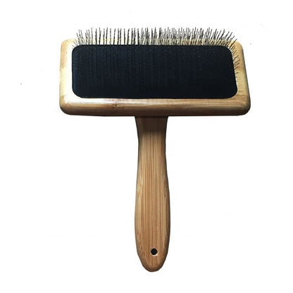 TCS Bamboo Pet Slicker Brush Medium