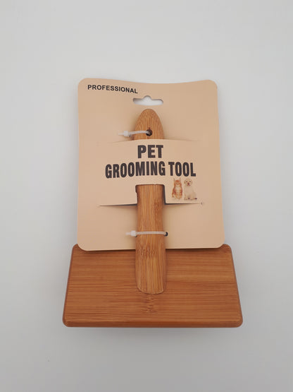 TCS Bamboo Pet Slicker Brush Medium
