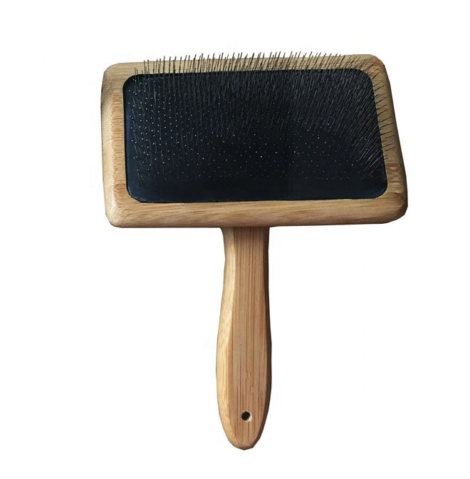 TCS Bamboo Pet Slicker Brush Large