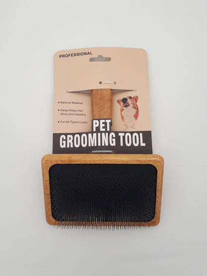 TCS Bamboo Pet Slicker Brush Large