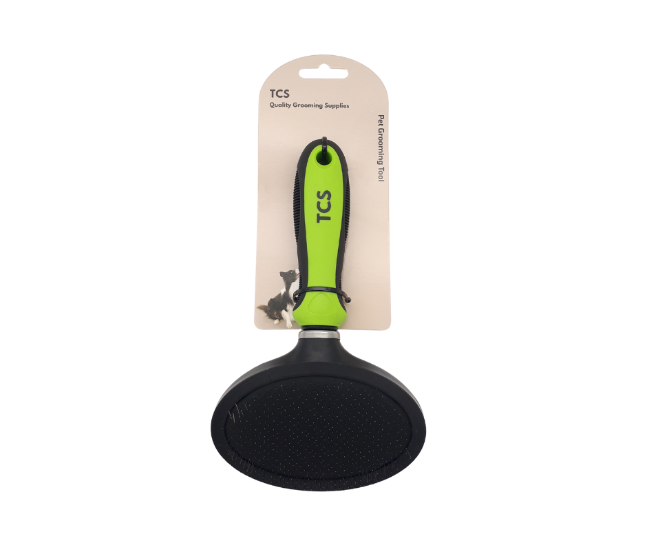 TCS Round Flexi Head Large Pet Grooming Slicker Brush