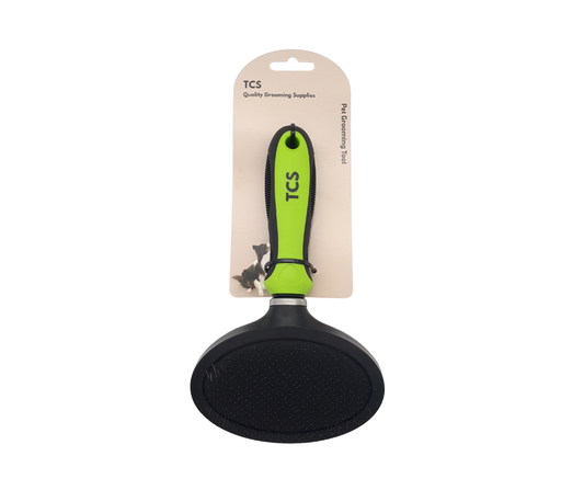 TCS Round Flexi Head Large Pet Grooming Slicker Brush