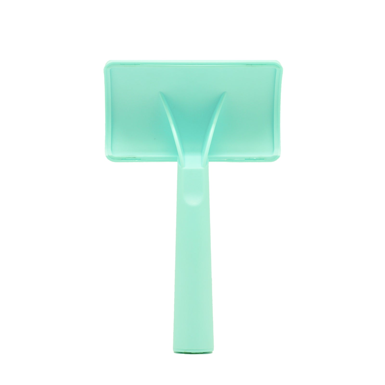 TCS Extra Long Pin Curved Pet Slicker Brush Green