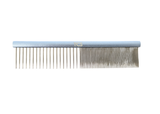 TCS Pet Face Finishing Comb 50/50 Blue