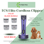 TCS Elite Cordless Clipper With 10F 7F 5F And 4F Blade
