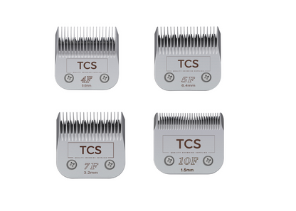 TCS Elite Cordless Clipper With 10F 7F 5F And 4F Blade