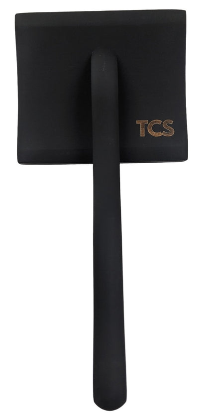 TCS Curved Wooden Pet Slicker Brush Large Black 25mm Pins