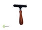 TCS Wooden Handle Pet Grooming Rake Comb